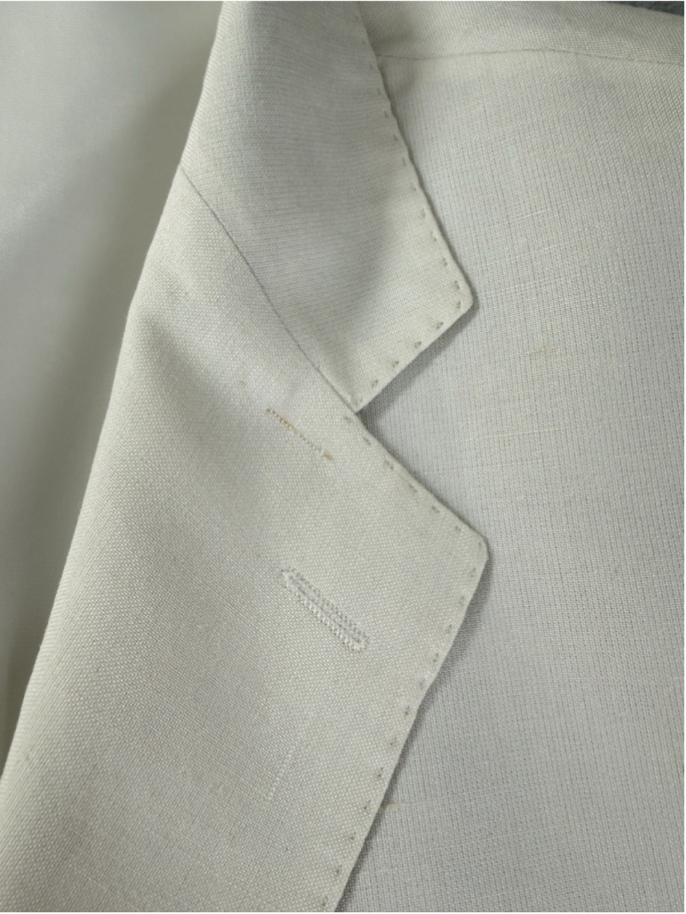 Vintage Gianni Versace 93% Linen 7% Wool Men 2 Piece Suit Set 56 Blazer/40 Pants - Picture 8 of 16
